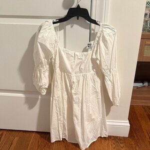 Princess Polly White Puff Sleeve Dress